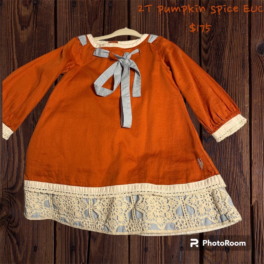 Well Dressed Wolf pumpkin spice 2T